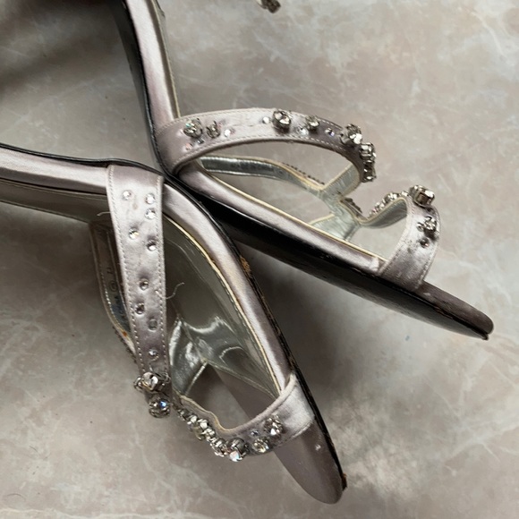 Silver Rhinestone Heels - Picture 5 of 7